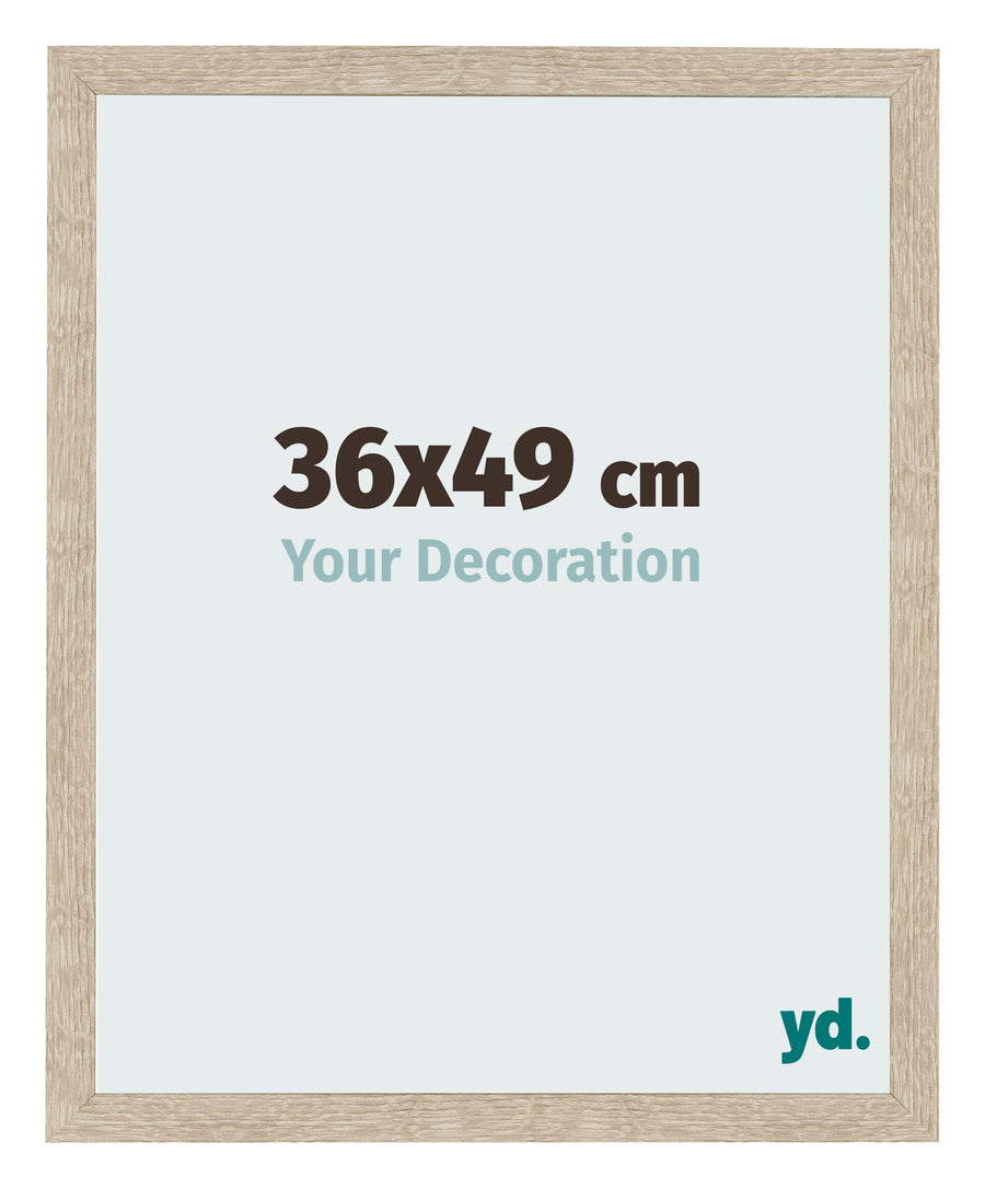 Photo Frame 36x49cm Sonoma Oak MDF Bologna Front Size | Yourdecoration.com