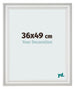 Photo Frame 36x49cm White Swept MDF Lazio Front Size | Yourdecoration.com