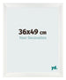 Photo Frame 36x49cm White Vintage MDF Pisa Front Size | Yourdecoration.com