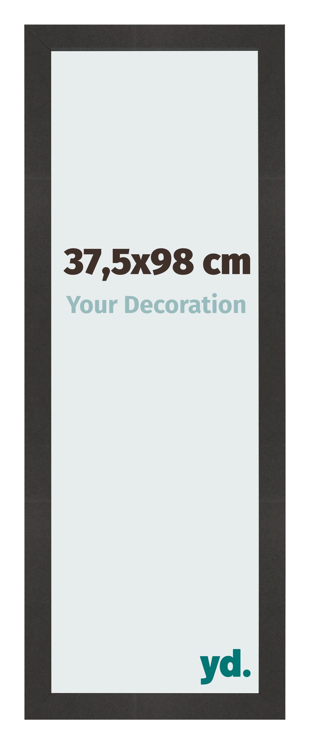 Photo Frame 37 5x98 cm Black Matte MDF Bologna Front Size | Yourdecoration.com