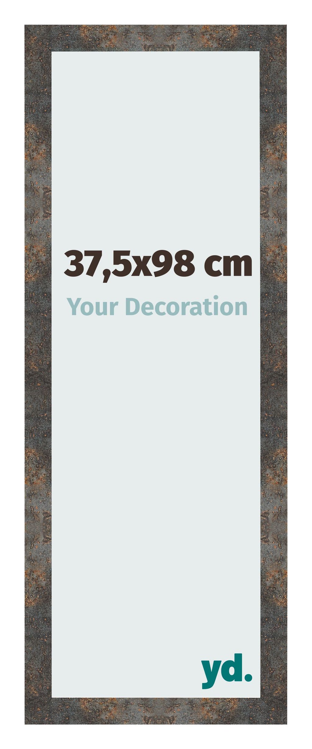 Photo Frame 37 5x98 cm Oxidized Metal MDF Bologna Front Size | Yourdecoration.com