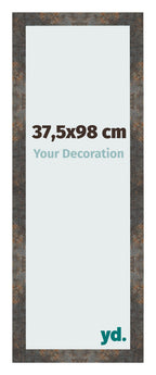 Photo Frame 37 5x98 cm Oxidized Metal MDF Bologna Front Size | Yourdecoration.com