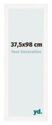 Photo Frame 37 5x98 cm White High Gloss MDF Bologna Front Size | Yourdecoration.com