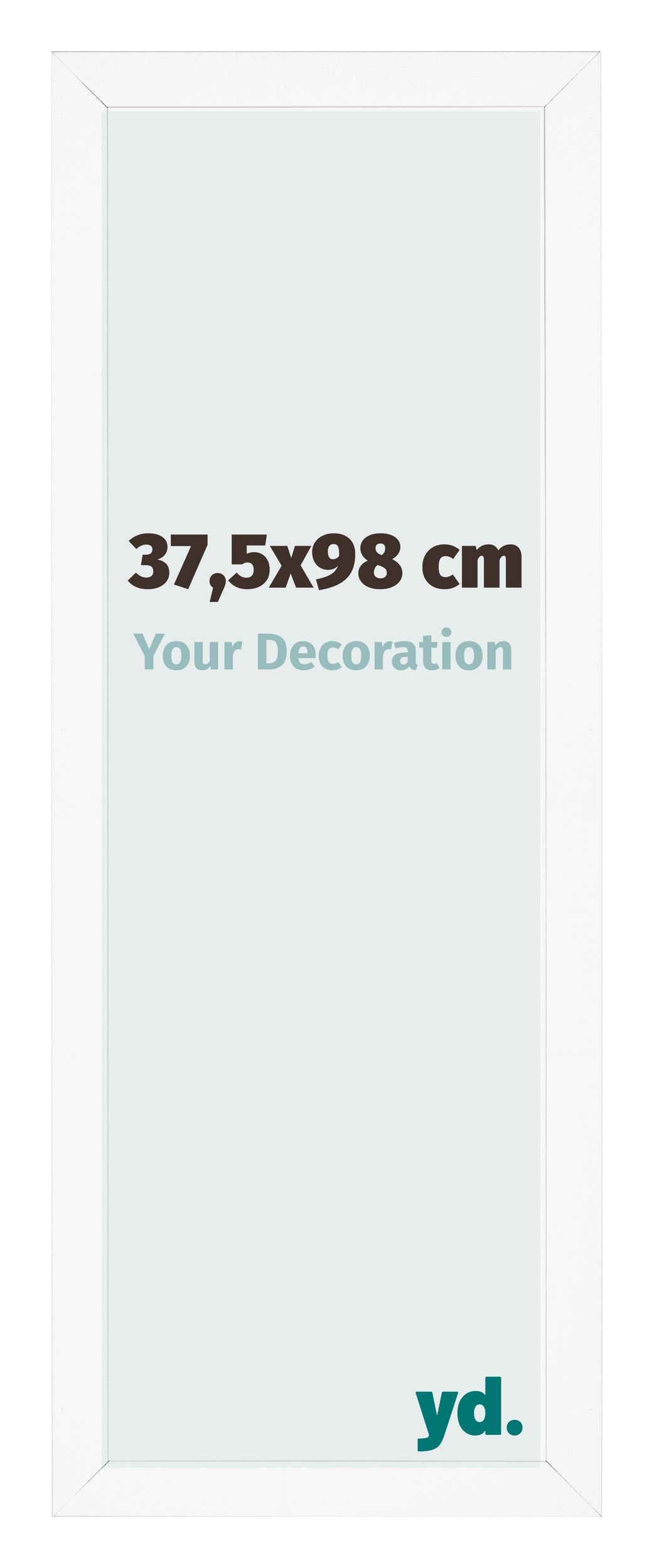 Photo Frame 37 5x98 cm White Matte MDF Bologna Front Size | Yourdecoration.com