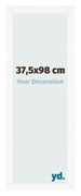 Photo Frame 37 5x98 cm White Matte MDF Bologna Front Size | Yourdecoration.com