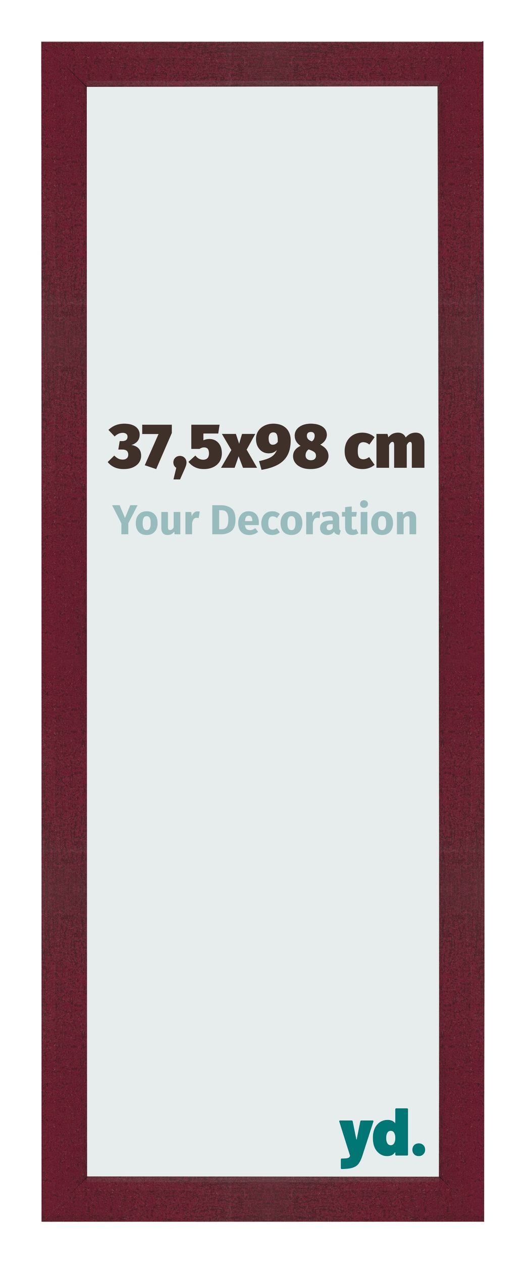 Photo Frame 37 5x98 cm Wine Red Swept MDF Bologna Front Size | Yourdecoration.com