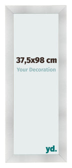 Photo Frame 37 5x98cm Aluminum Brushed MDF Pisa Front Size | Yourdecoration.com