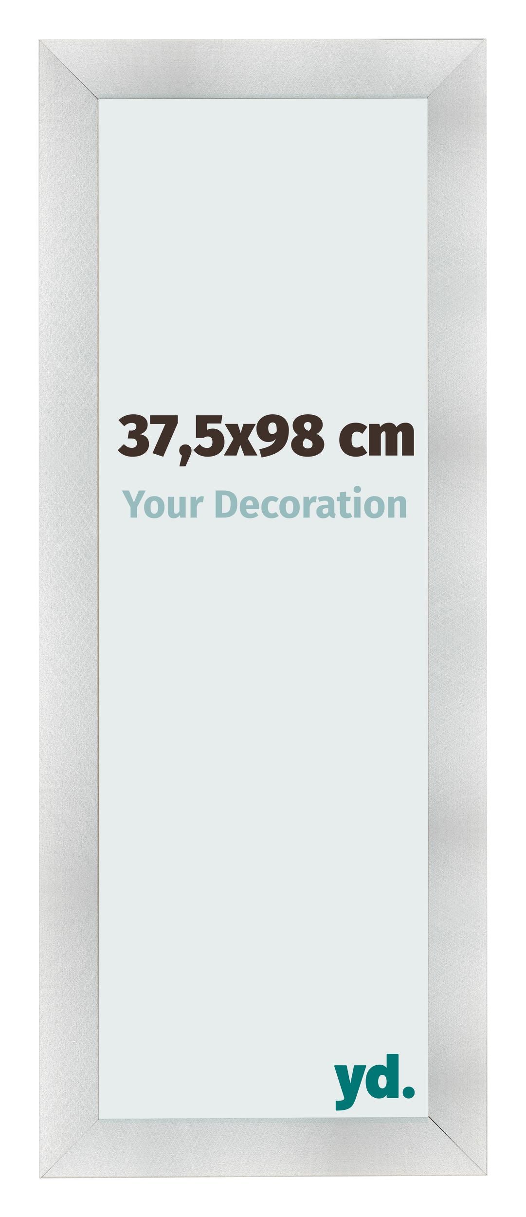 Photo Frame 37 5x98cm Aluminum Brushed MDF Pisa Front Size | Yourdecoration.com