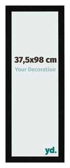 Photo Frame 37 5x98cm Black High Gloss MDF Bologna Front Size | Yourdecoration.com