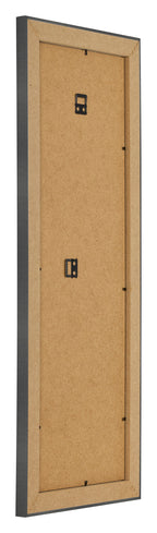 Photo Frame 37 5x98cm Black Silver Polished MDF Pisa Back Oblique | Yourdecoration.com