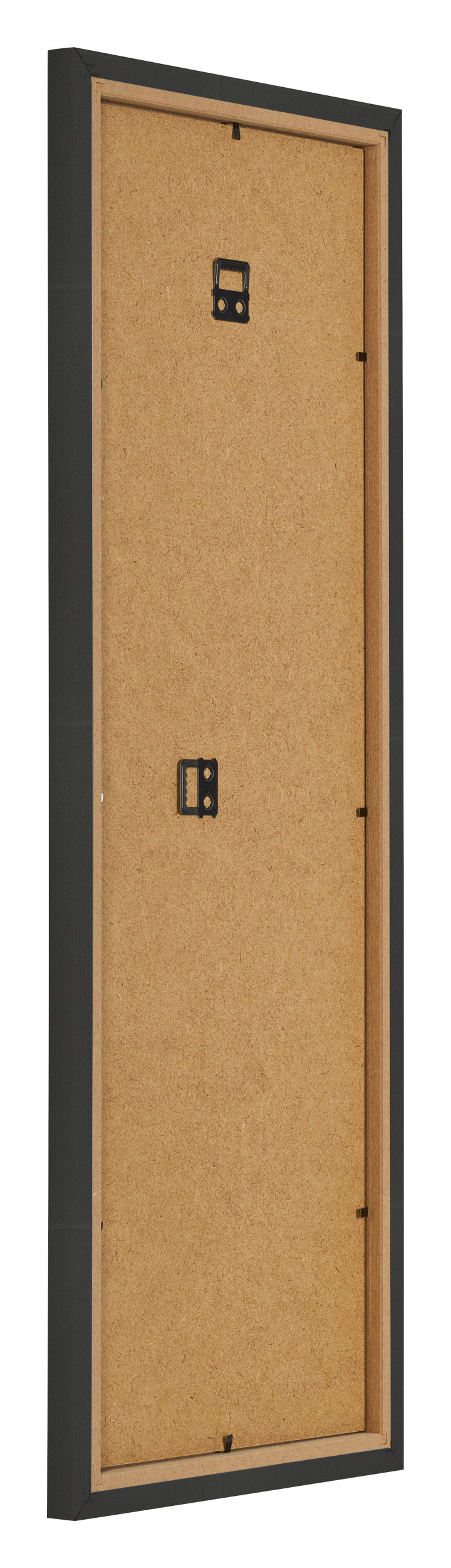 Photo Frame 37 5x98cm Black Woodgrain MDF Bologna Back Oblique | Yourdecoration.com