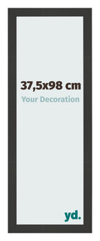 Photo Frame 37 5x98cm Black Woodgrain MDF Bologna Front Size | Yourdecoration.com