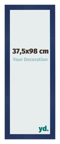 Photo Frame 37 5x98cm Dark Blue Swept MDF Bologna Front Size | Yourdecoration.com