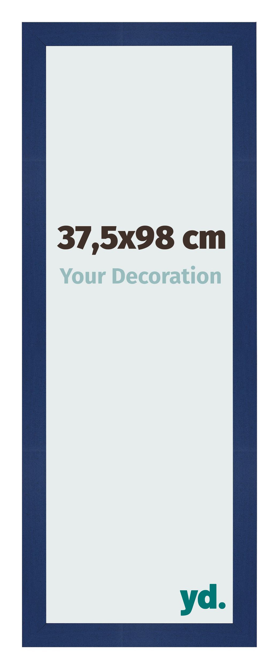 Photo Frame 37 5x98cm Dark Blue Swept MDF Bologna Front Size | Yourdecoration.com