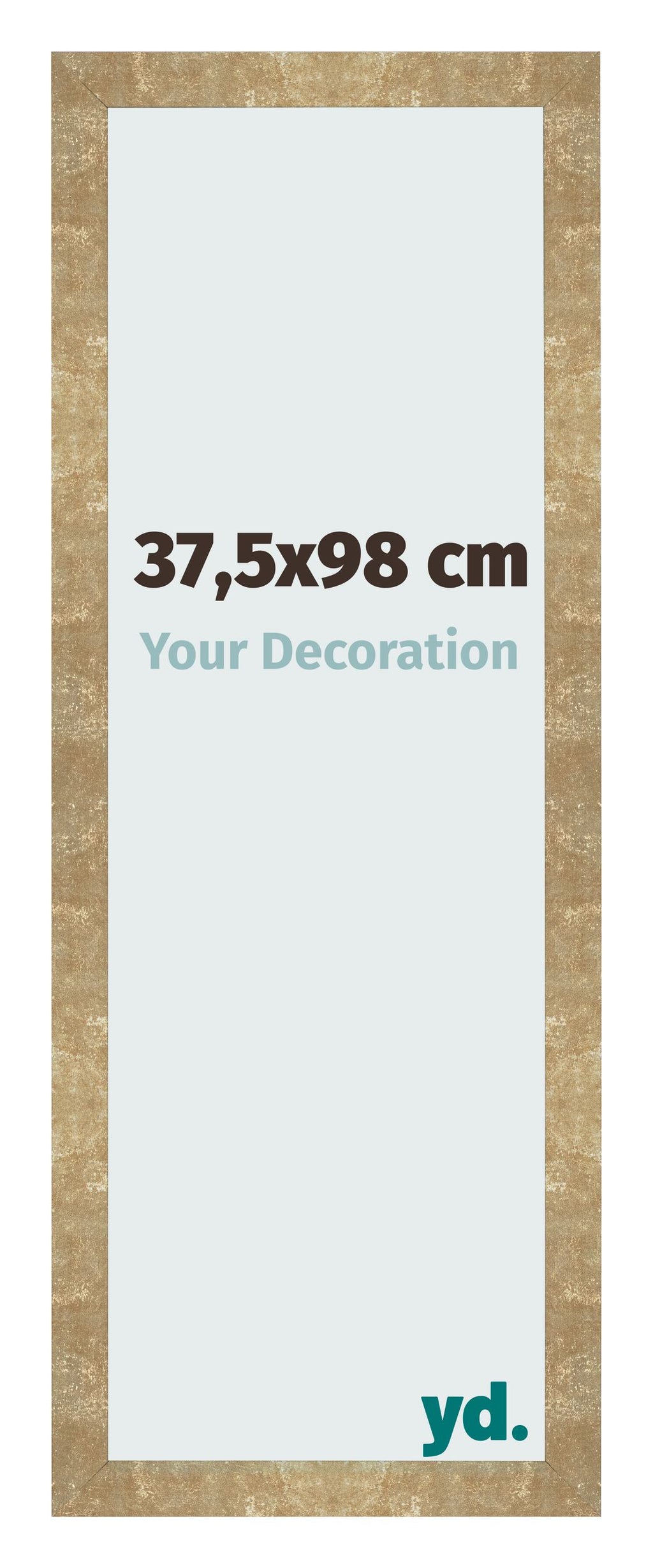 Photo Frame 37 5x98cm Gold Antique MDF Bologna Front Size | Yourdecoration.com