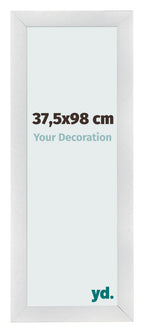 Photo Frame 37 5x98cm Silver Black Swept MDF Pisa Front Size | Yourdecoration.com