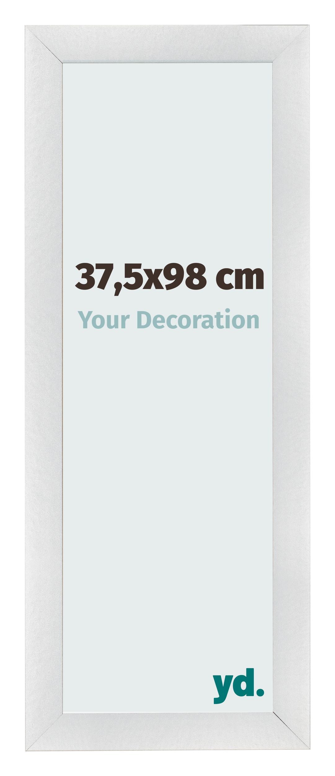 Photo Frame 37 5x98cm Silver Black Swept MDF Pisa Front Size | Yourdecoration.com