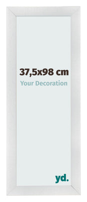 Photo Frame 37 5x98cm Silver Black Swept MDF Pisa Front Size | Yourdecoration.com
