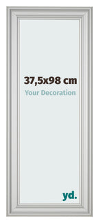 Photo Frame 37 5x98cm Silver Matte MDF Lazio Front Size | Yourdecoration.com