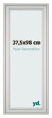 Photo Frame 37 5x98cm Silver Matte MDF Lazio Front Size | Yourdecoration.com