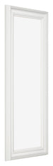 Photo Frame 37 5x98cm White Swept MDF Lazio Front Oblique | Yourdecoration.com