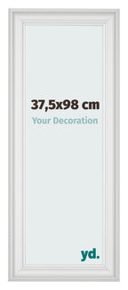 Photo Frame 37 5x98cm White Swept MDF Lazio Front Size | Yourdecoration.com