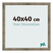 Photo Frame 40x40 cm Metal Vintage MDF Bologna Front Size | Yourdecoration.com
