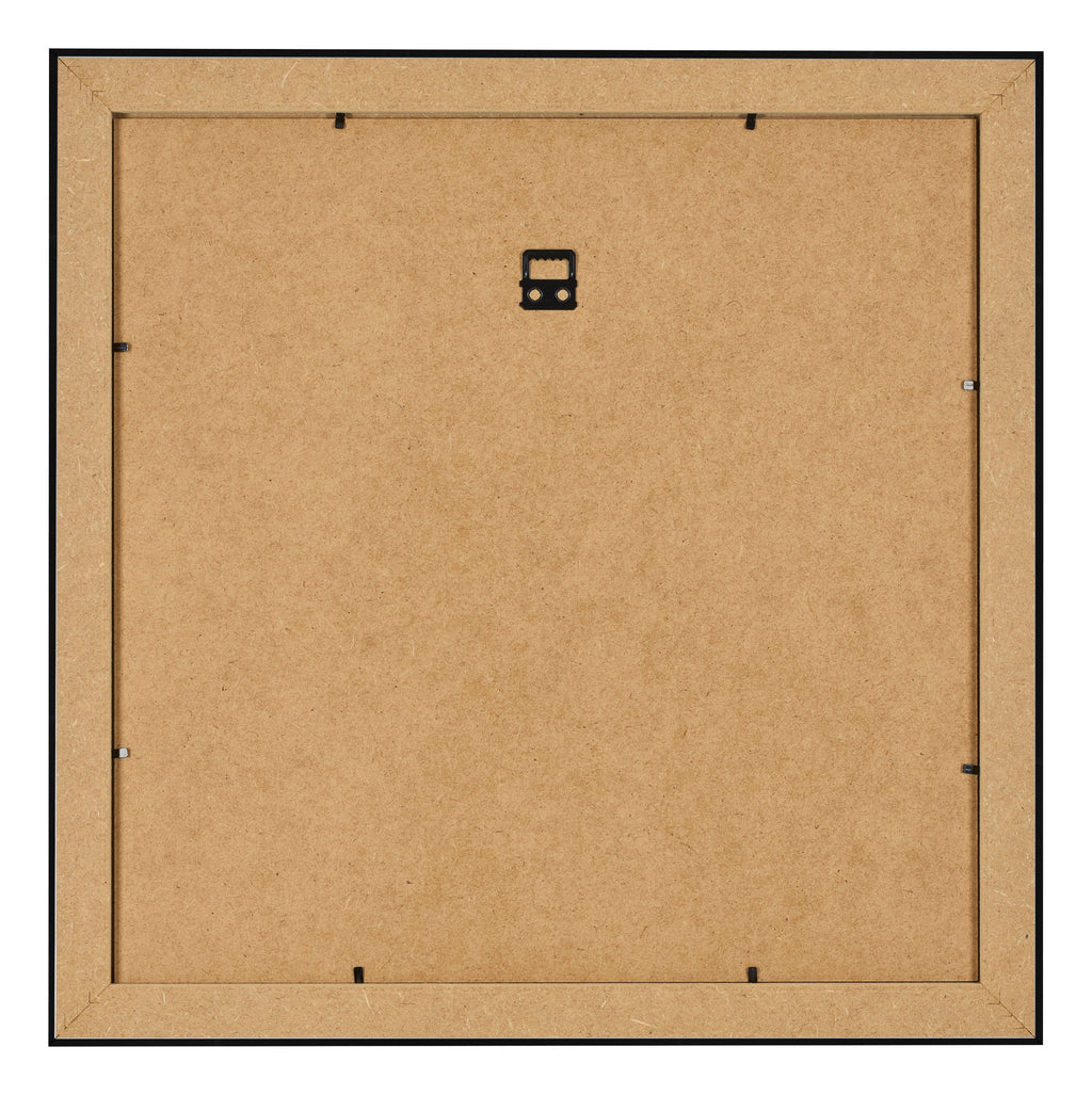 Photo Frame 40x40cm Black Silver Polished MDF Pisa Back | Yourdecoration.com