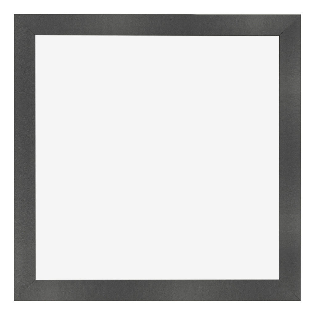 Photo Frame 40x40cm Black Silver Polished MDF Pisa Front | Yourdecoration.com