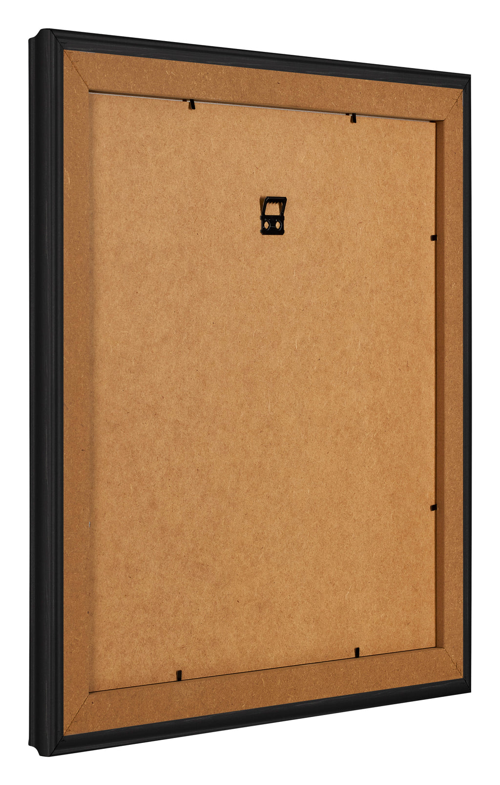 Photo Frame 40x40cm Black Woodgrain MDF Lazio Back Oblique | Yourdecoration.com