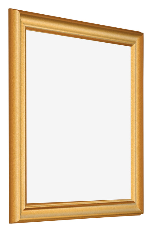 Photo Frame 40x40cm Gold Matte MDF Lazio Front Oblique | Yourdecoration.com