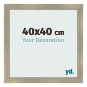 Photo Frame 40x40cm Gold Vintage MDF Pisa Front Size | Yourdecoration.com