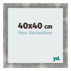 Photo Frame 40x40cm Metal Vintage MDF Pisa Front Size | Yourdecoration.com