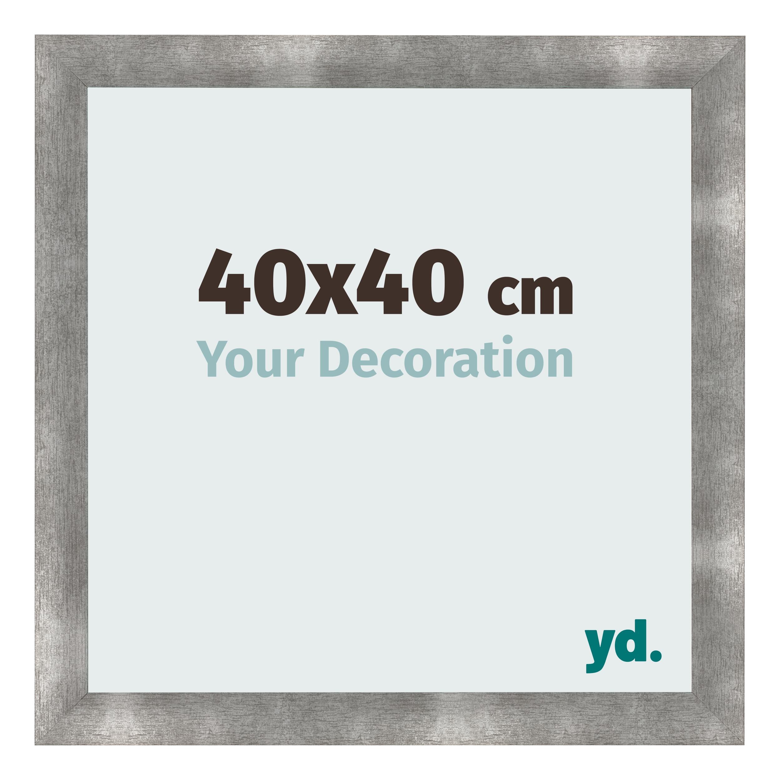 Photo Frame 40x40cm Metal Vintage MDF Pisa Front Size | Yourdecoration.com