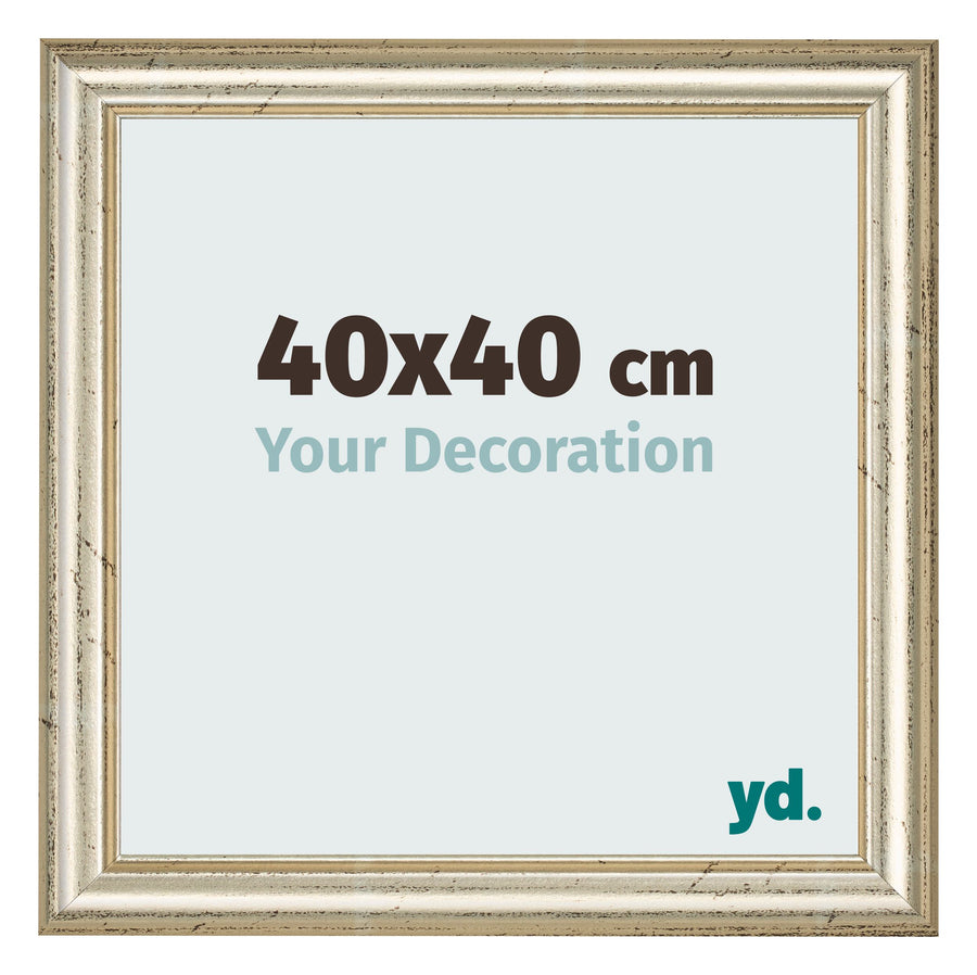 Photo Frame 40x40cm Metallic Gloss MDF Lazio Front Size | Yourdecoration.com