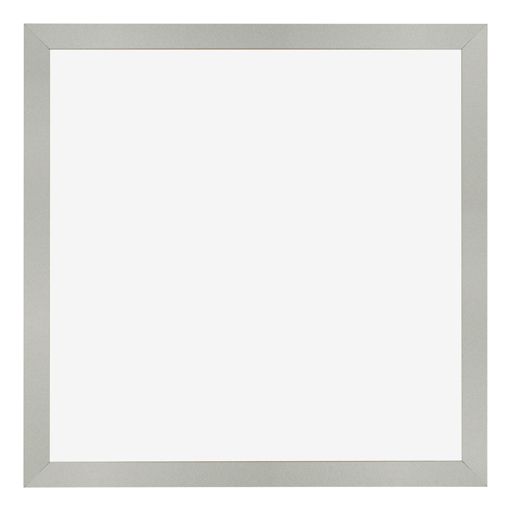 Photo Frame 40x40cm Silver Matte MDF Bologna Front | Yourdecoration.com
