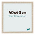 Photo Frame 40x40cm Sonoma Oak MDF Bologna Front Size | Yourdecoration.com