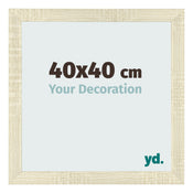 Photo Frame 40x40cm Sonoma Oak MDF Pisa Front Size | Yourdecoration.com