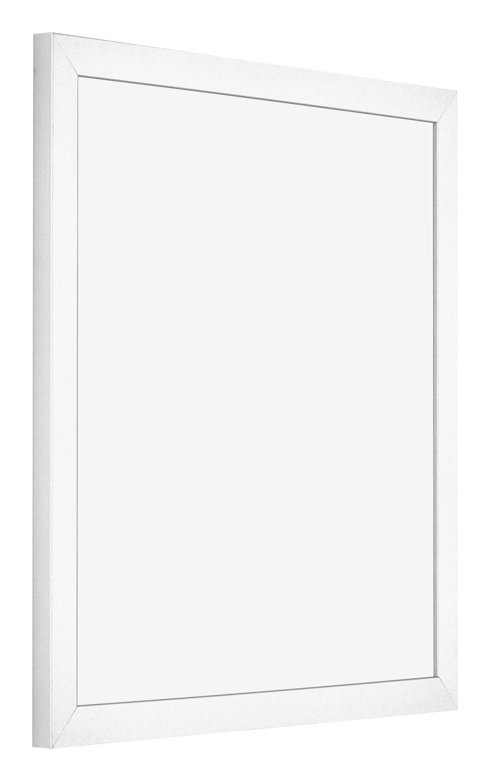 Photo Frame 40x40cm White High Gloss MDF Bologna Front Oblique | Yourdecoration.com