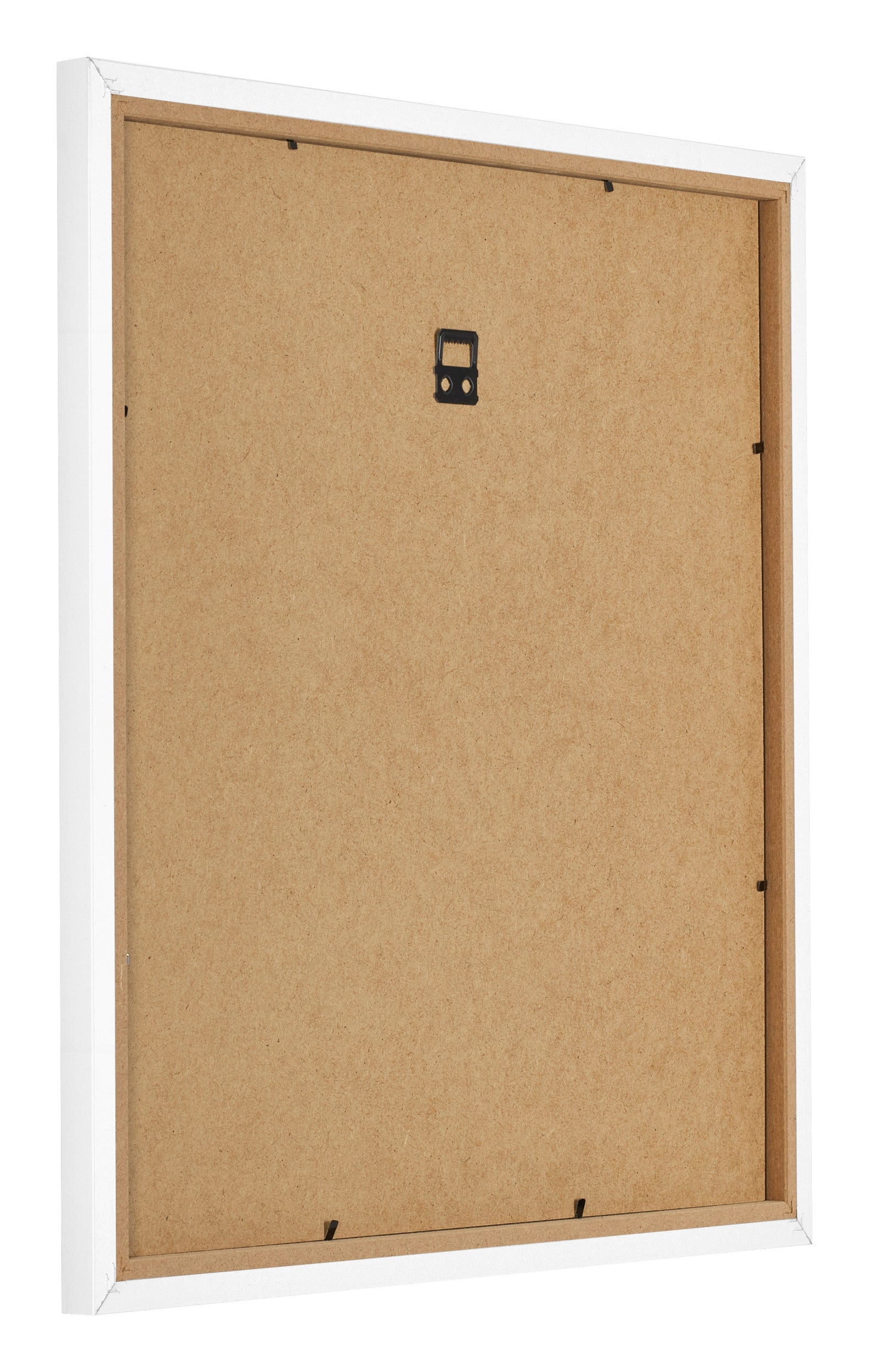 Photo Frame 40x40cm White Matte MDF Bologna Back Oblique | Yourdecoration.com