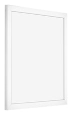 Photo Frame 40x40cm White Matte MDF Bologna Front Oblique | Yourdecoration.com
