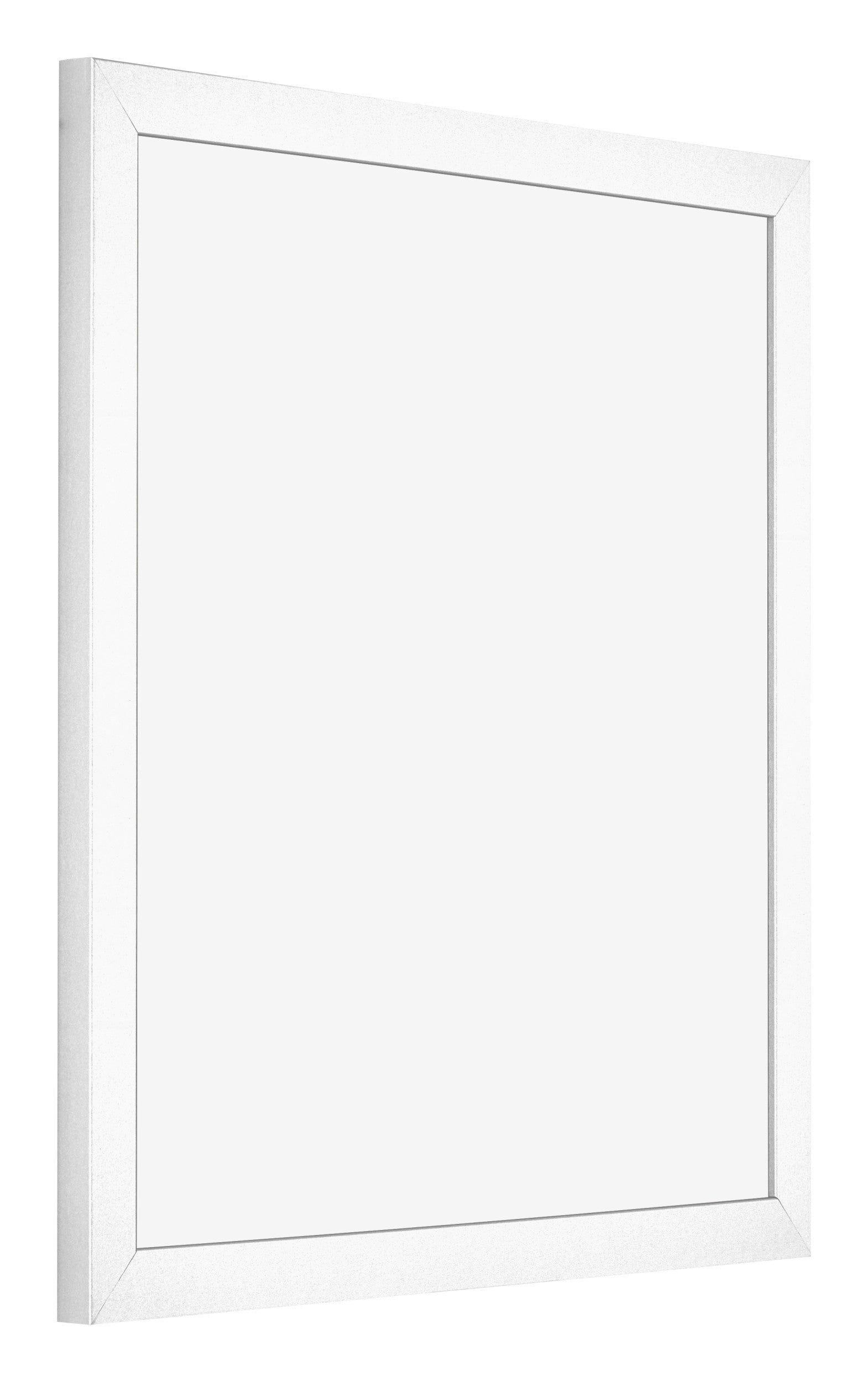 Photo Frame 40x40cm White Matte MDF Bologna Front Oblique | Yourdecoration.com