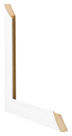 Photo Frame 40x40cm White Vintage MDF Pisa Detail Intersection | Yourdecoration.com