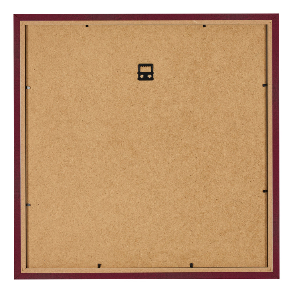 Photo Frame 40x40cm Wine Red Swept MDF Bologna Back | Yourdecoration.com
