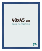 Photo Frame 40x45 cm Dark Blue MDF Bologna Front Size | Yourdecoration.com