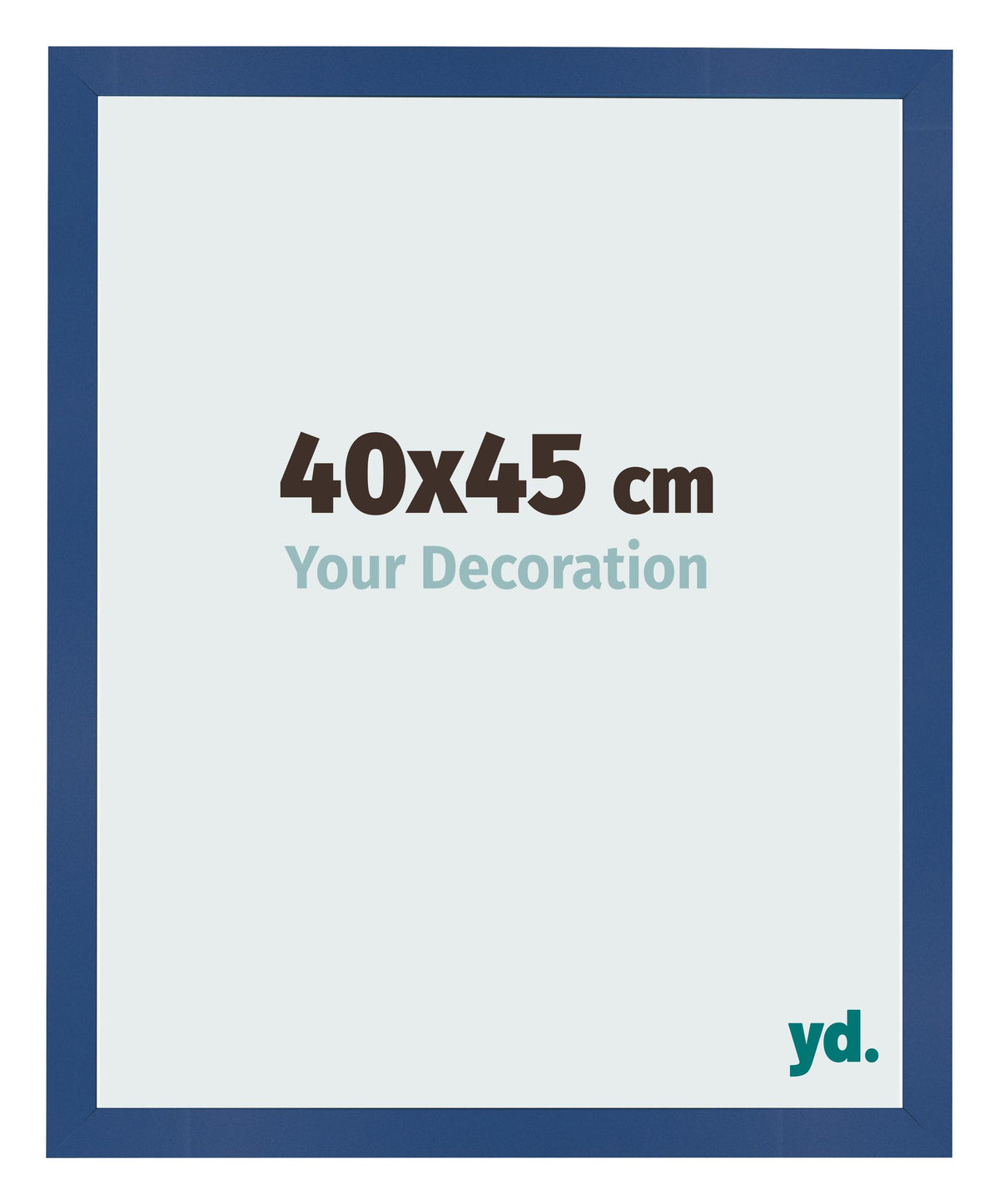 Photo Frame 40x45 cm Dark Blue MDF Bologna Front Size | Yourdecoration.com