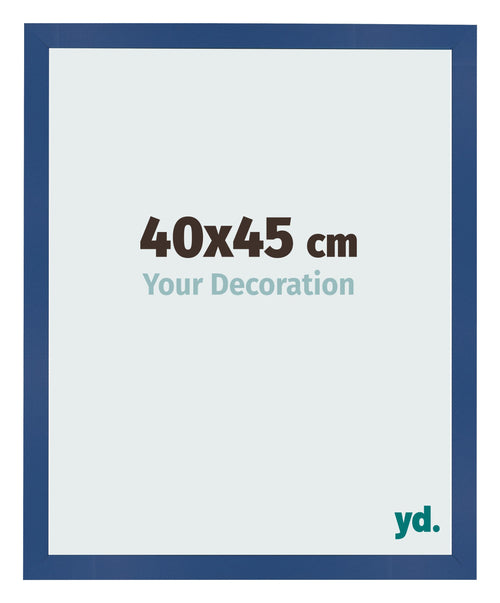 Photo Frame 40x45 cm Dark Blue MDF Bologna Front Size | Yourdecoration.com