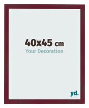Photo Frame 40x45 cm Wine Red Swept MDF Bologna Front Size | Yourdecoration.com