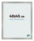 Photo Frame 40x45cm Aluminum Brushed MDF Bologna Front Size | Yourdecoration.com