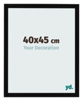 Photo Frame 40x45cm Black High Gloss MDF Bologna Front Size | Yourdecoration.com